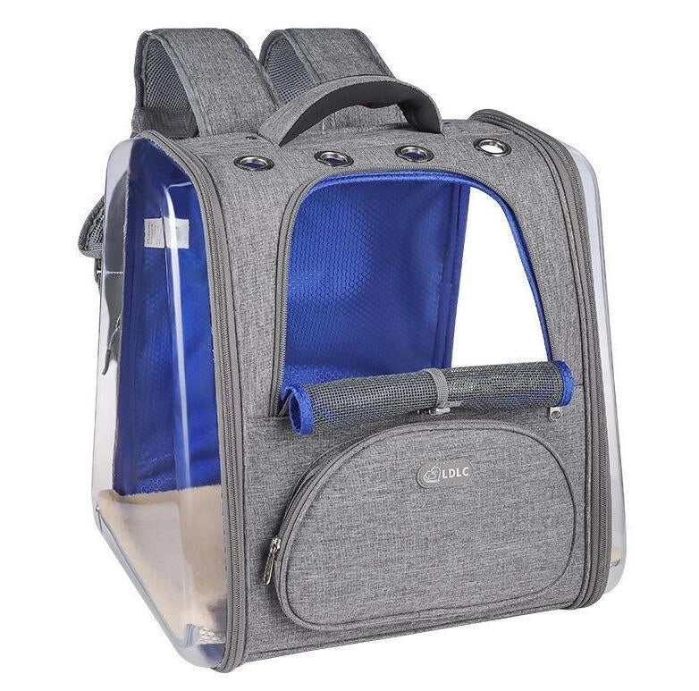 Portable Transparent Space Capsule Cat Bag in various colours, showcasing foldable design and panoramic view