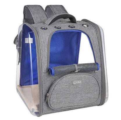 Portable Transparent Space Capsule Cat Bag in various colours, showcasing foldable design and panoramic view