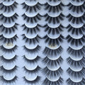 20 pairs of three-dimensional multi-layer mixed false eyelashes handmade from chemical fibre