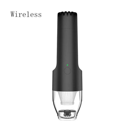 Hand-held vacuum cleaner with 5000 Pa suction in black and white options