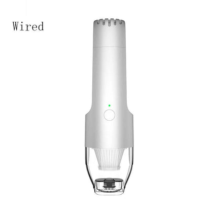 Hand-held vacuum cleaner with 5000 Pa suction in black and white options