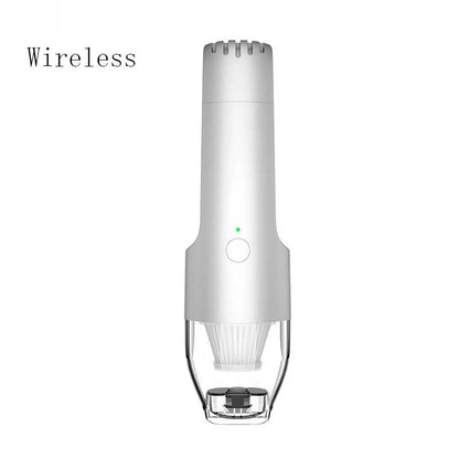 Hand-held vacuum cleaner with 5000 Pa suction in black and white options