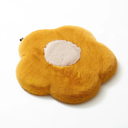 Daisy Slow Rebound Imitation Rabbit Hair Cushion in memory cotton, available in multiple colours