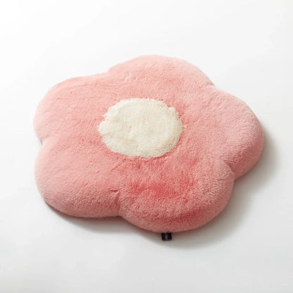 Daisy Slow Rebound Imitation Rabbit Hair Cushion in memory cotton, available in multiple colours