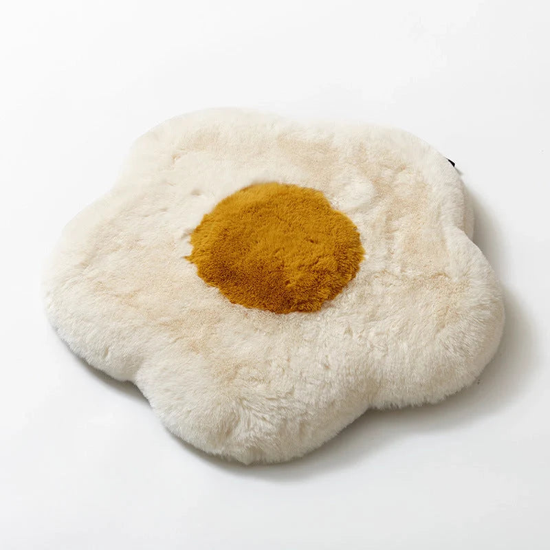 Daisy Slow Rebound Imitation Rabbit Hair Cushion in memory cotton, available in multiple colours