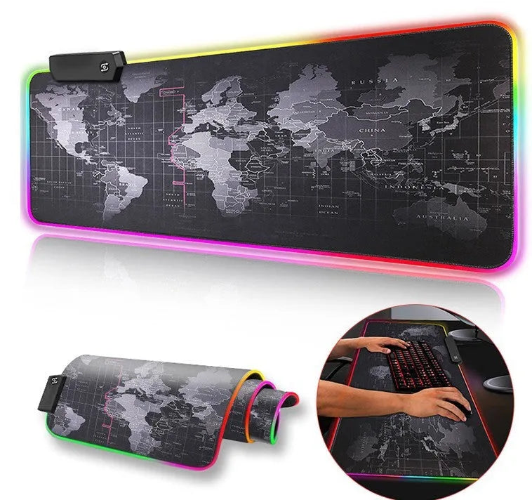 Colourful skull pattern mouse pad for gaming keyboard and e-sports with symphony design