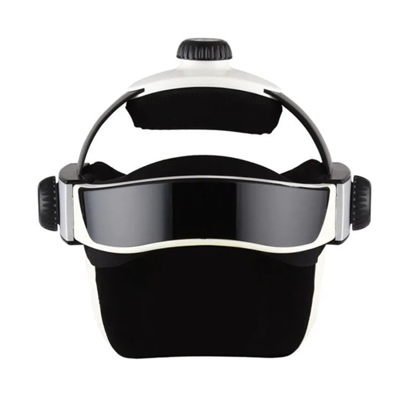 Electric helmet head massager with wireless remote control model 2880A for vibration massage