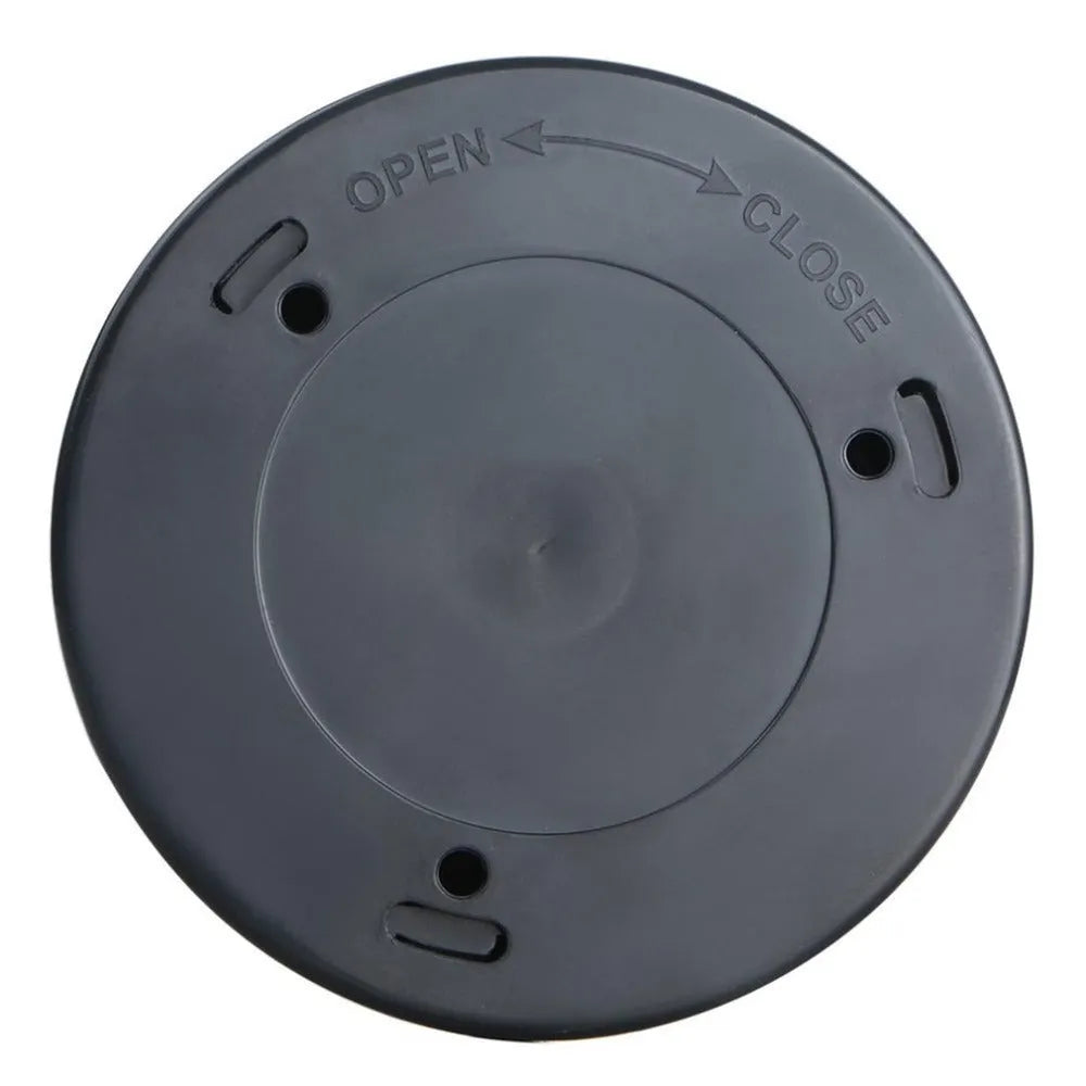 Silver or black wireless motion sensor night light with a square PC plastic lampshade.