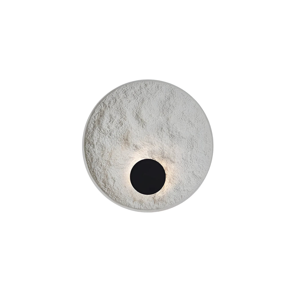 White iron wall lamp in modern design for bedroom or hotel corridor lighting