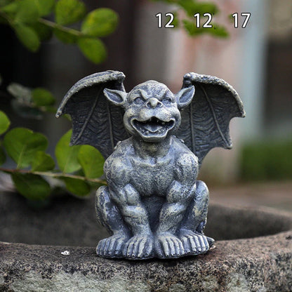 Resin animal garden ornaments in various designs, perfect for outdoor decoration