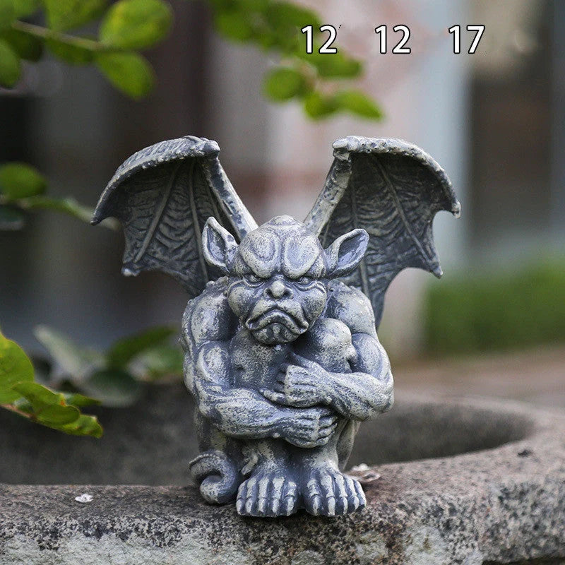 Resin animal garden ornaments in various designs, perfect for outdoor decoration