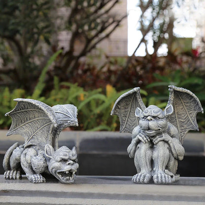 Resin animal garden ornaments in various designs, perfect for outdoor decoration