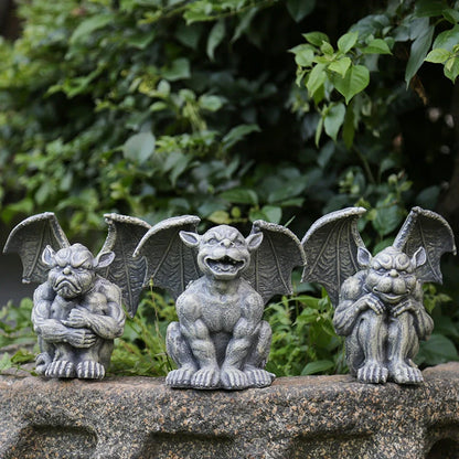 Resin animal garden ornaments in various designs, perfect for outdoor decoration
