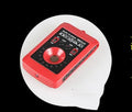 Automobile oil quality tester in black with compact 88x54x16mm dimensions on white background