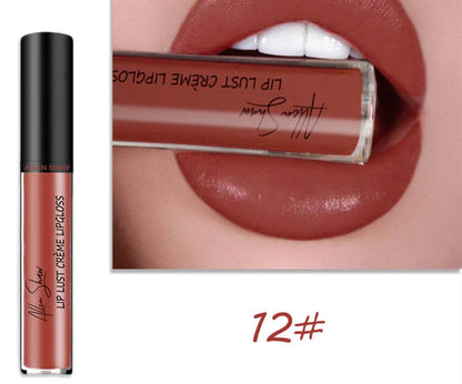 Silky Mineral Lip Gloss in vibrant colours, perfect for healthy, glossy lips.