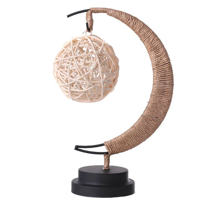 USB LED star lights with transparent glass apple and star pendants on 2m copper wire, 28x14x13cm size for festive decor