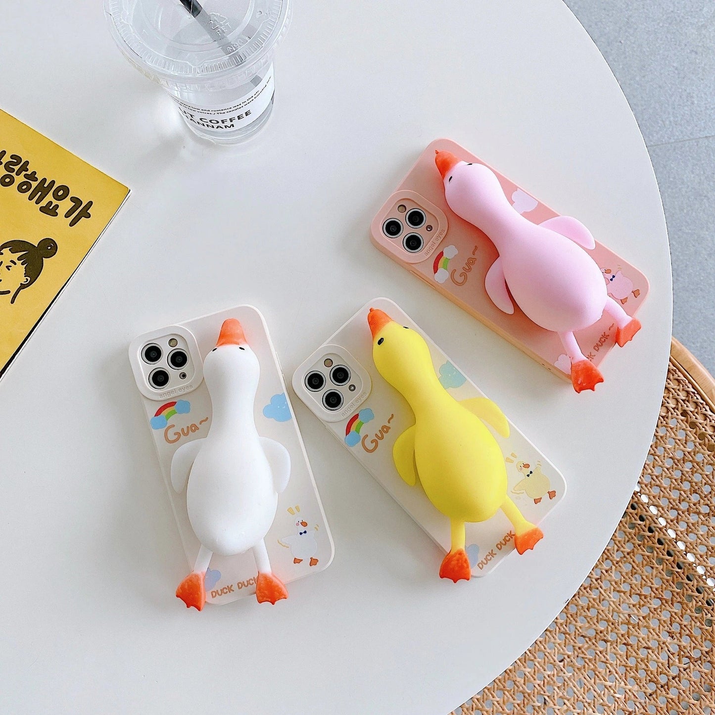 Stylish cartoon phone cases in vibrant colors to protect your Kiwi iPhone