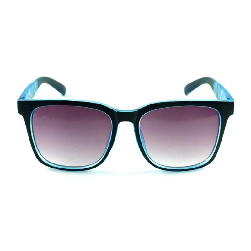 Square kids sports sunglasses with PC frame and AC lens in six colour options C1 to C6 for outdoor play