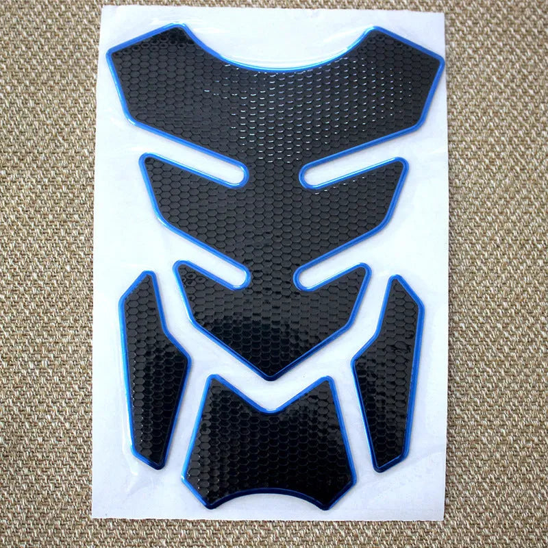 3D King Kong motorcycle decal sticker set in PVC soft rubber, 19x14cm, self-adhesive for fuel tank or door