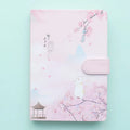 Girl Heart Simple Ins Wind Hand Book Notebook measuring 12.8x18.5cm in four style variations