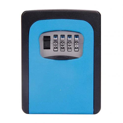 Secure wall-mounted 4-digit key safe box for durable key storage