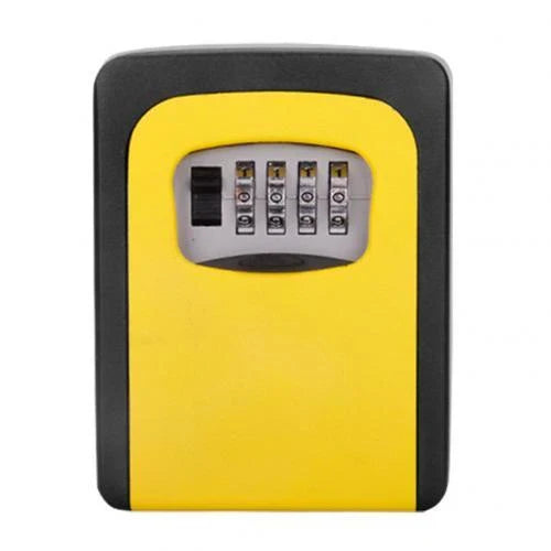 Secure wall-mounted 4-digit key safe box for durable key storage