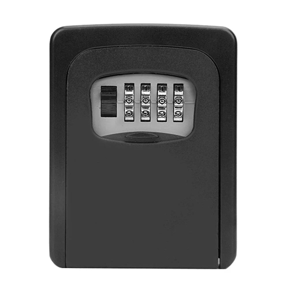 Secure wall-mounted 4-digit key safe box for durable key storage