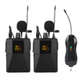 Little Bee X3 black wireless lavalier microphone with lapel clip detached