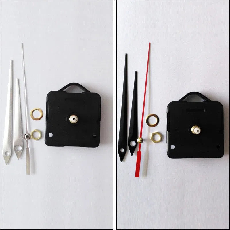 Acrylic DIY creative wall clock with 3D pointer and number display in gold finish