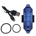 USB rechargeable bicycle front light in black with handlebar mount and charging indicator