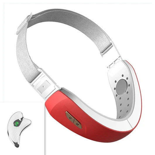 Chin V-Line Up Lift Belt Machine with LED Photon Therapy for facial tightening and contour lifting