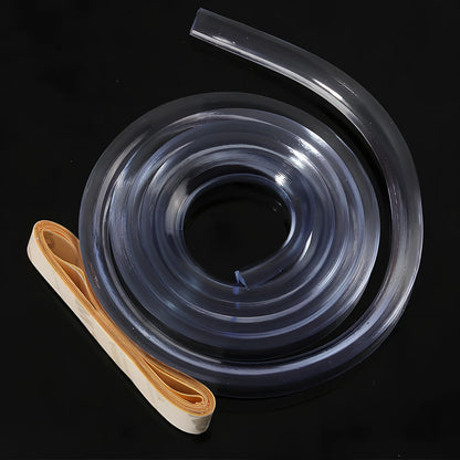 L-shaped baby silicone protective pad in soft PVC with 3M glue for table corner safety, thickened 2cm padding