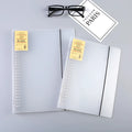 A5 26-hole horizontal line binder notebook with PP matte cover for loose-leaf paper organisation