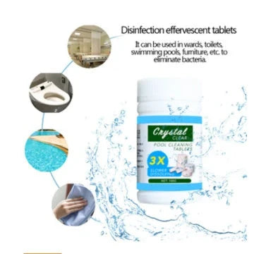 Swimming Pool Effervescent Tablet Box for algae prevention and water clarity