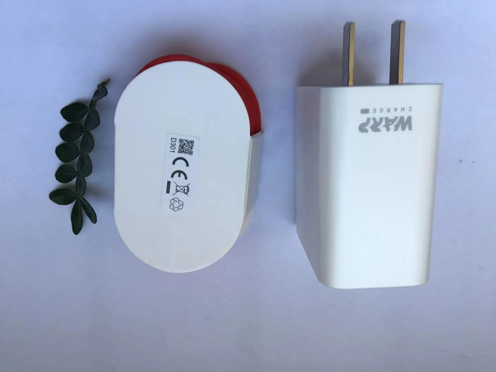 30W USB flash charger and 6A data cable set with 1-metre cord and charging head