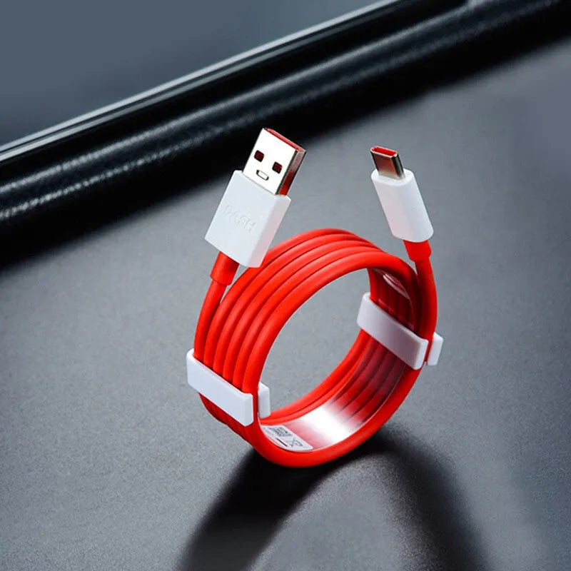 30W USB flash charger and 6A data cable set with 1-metre cord and charging head