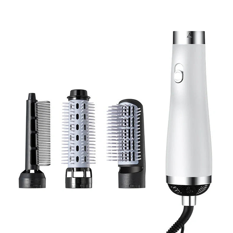Three-in-one Hair Dryer Comb with 15mm Heat Conductor for Wet Hair Styling in 5+ Minutes, Available in Blue, Green, Red, and White Colour Options
