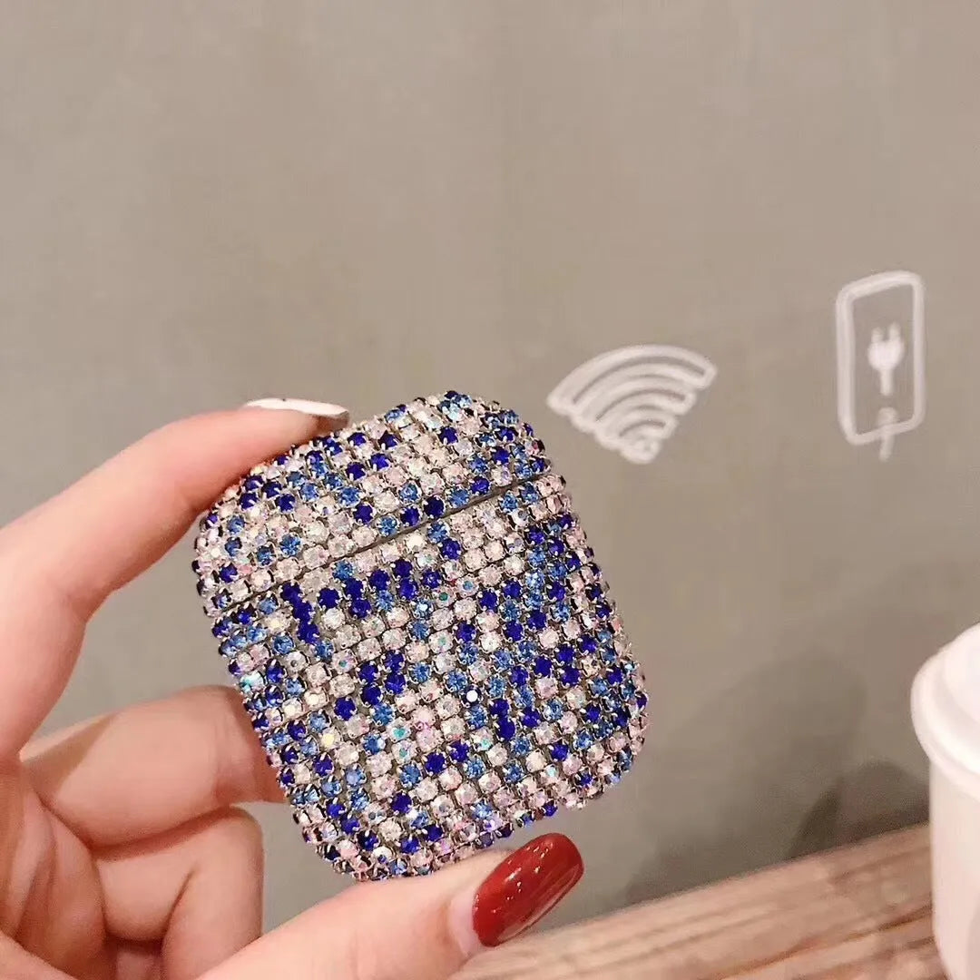 Rhinestone protective back cover for AirPods 1 2 3 generation anti-drop Japanese Korean style shell