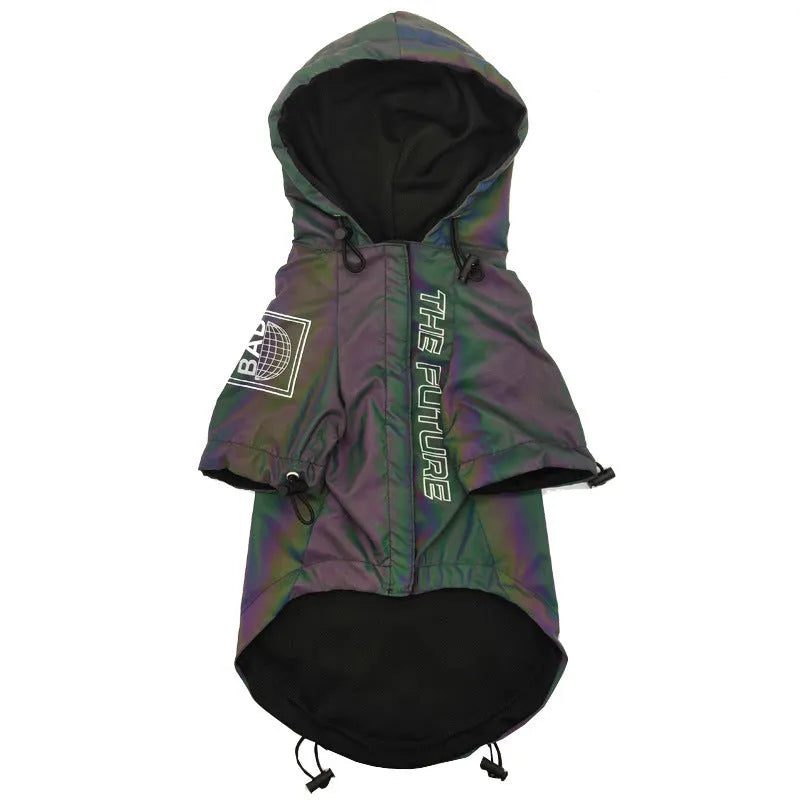 Casual polyester dog jacket in Jackets colour, two-legged style for autumn