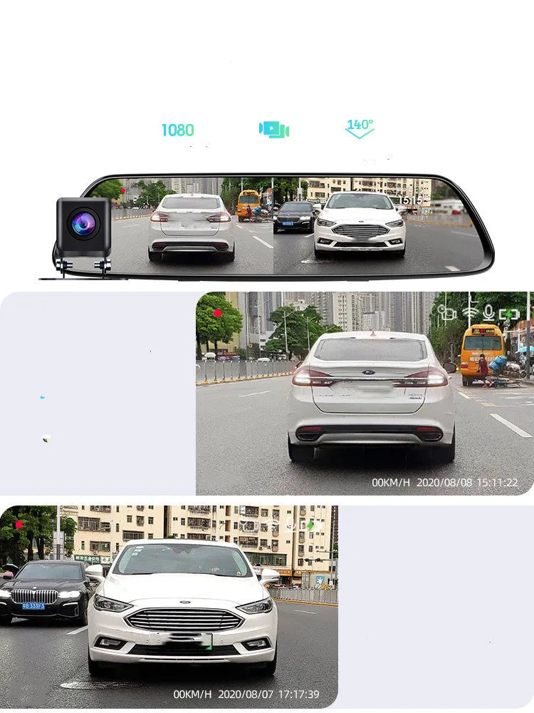 Black plastic 360 driving recorder unit with wireless transmission capability