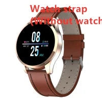 Round screen smart watch with health monitoring features and multi-language support