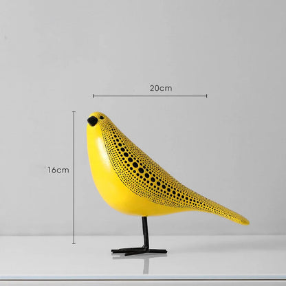 Retro polka dot resin pumpkin ornaments for home and office decor