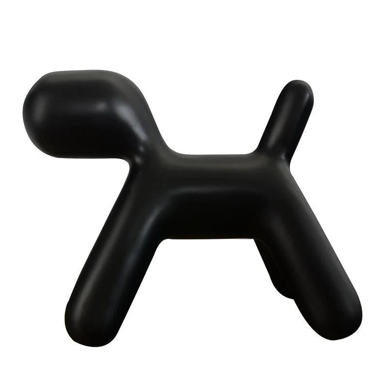 Resin creative balloon abstract dog ornament in various colors and sizes