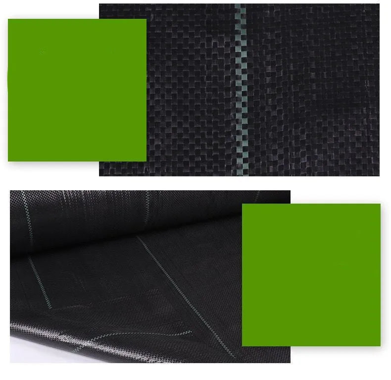 Black polyethylene weed-proof cloth for farmland greenhouse weed suppression in multiple size options