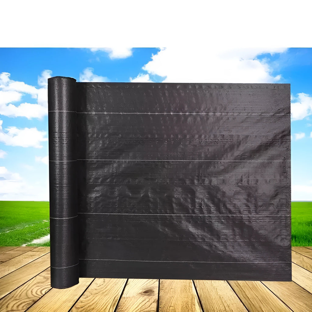 Black polyethylene weed-proof cloth for farmland greenhouse weed suppression in multiple size options