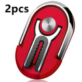 Universal car phone bracket with 360-degree rotating holder mounted on dashboard