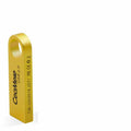 CeaMere metal USB 2.0 flash drive in silver, 39mm x 12mm x 4.5mm, showing USB connector and metal casing
