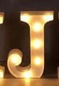Luminous LED letter and number night light for weddings and parties