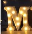 Luminous LED letter and number night light for weddings and parties