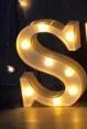 Luminous LED letter and number night light for weddings and parties